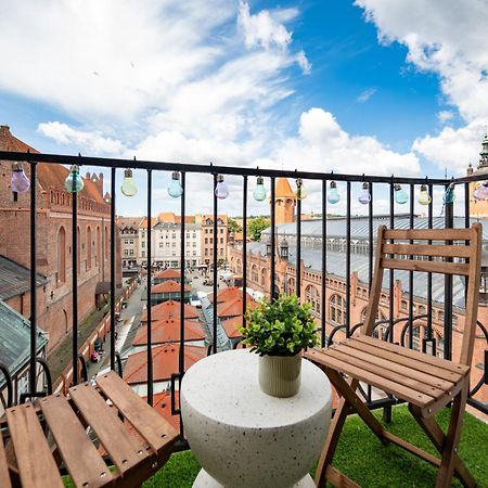 Stunning Apartment With Balcony Гданск Екстериор снимка